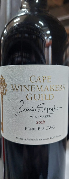 Ernie Els Cape Winemakers Guild Louis Strydom